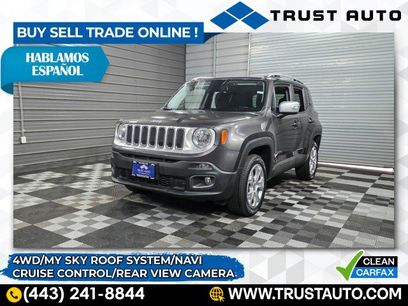 Used 2017 Jeep Renegade Limited