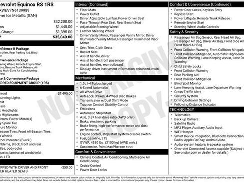 Used 2022 Chevrolet Equinox RS AWD/4WD image 22