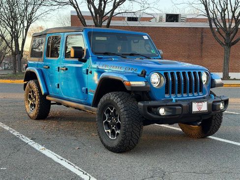 Used 2021 Jeep Wrangler Unlimited Rubicon 4xe w/ Steel Bumper Group image 4