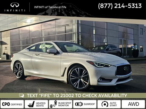 Used 2021 INFINITI Q60 3.0t Luxe w/ Essential Package image 1