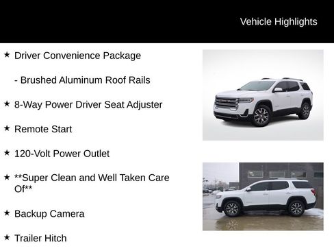 Used 2020 GMC Acadia SLE w/ Driver Convenience Package image 16