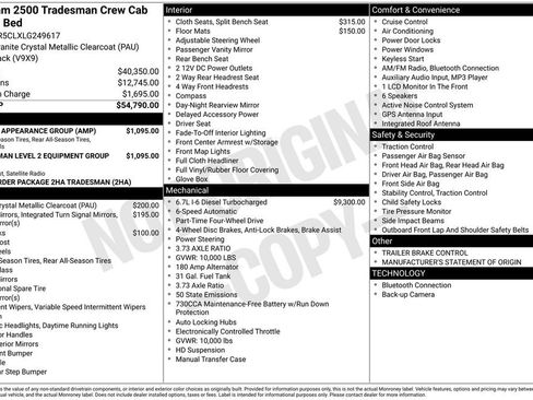Used 2020 RAM 2500 Tradesman image 3