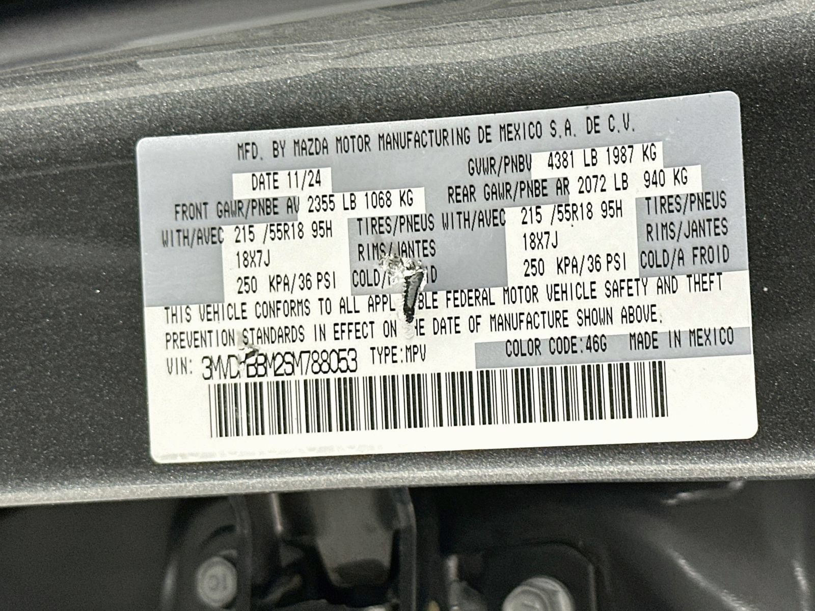 Certified 2025 MAZDA CX-30 AWD 2.5 S w/ Select Sport Pkg image 31