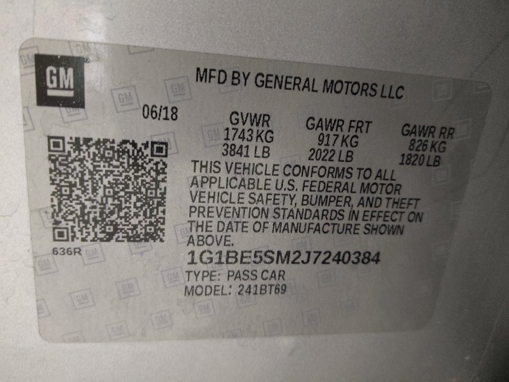 Used 2018 Chevrolet Cruze LT w/ Convenience Package FWD image 33