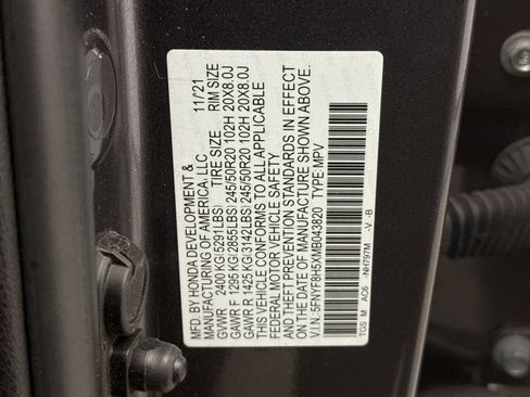 Used 2021 Honda Passport EX-L image 11
