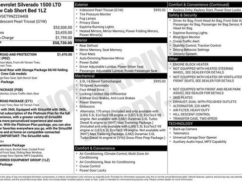 Used 2022 Chevrolet Silverado 1500 LTZ AWD/4WD image 7