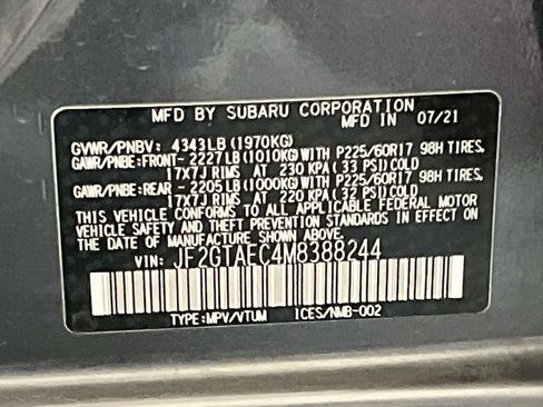 Used 2021 Subaru Crosstrek 2.0i Premium w/ Moonroof Package AWD/4WD image 31