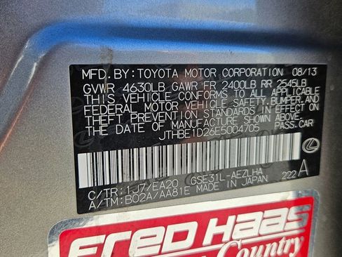 Used 2014 Lexus IS 350 w/ Navigation Package image 21