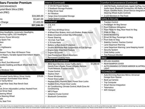 Certified 2025 Subaru Forester Premium image 27