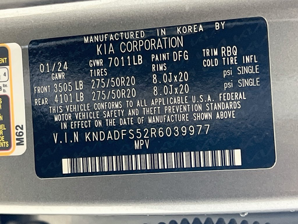 Certified 2024 Kia EV9 Land w/ Towing Package AWD/4WD image 14