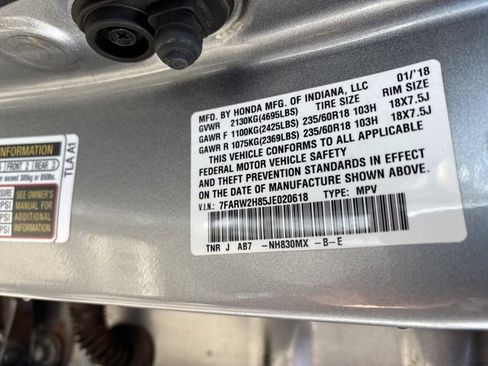 Used 2018 Honda CR-V EX-L image 9