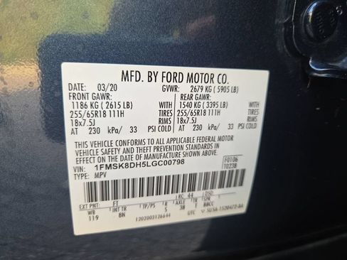 Used 2020 Ford Explorer XLT w/ Comfort Package AWD/4WD image 22