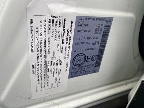 Used 2023 Nissan Murano Platinum image 27