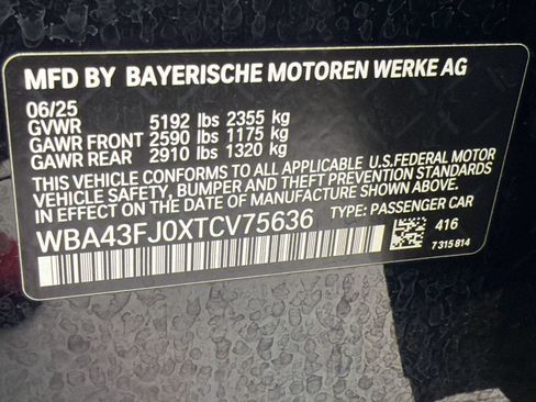 Used 2026 BMW 530i w/ M Sport Package RWD image 26