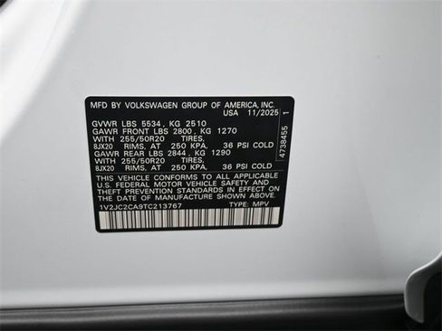 New 2026 Volkswagen Atlas Cross Sport SE image 20