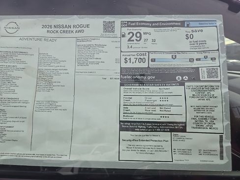 New 2026 Nissan Rogue SV w/ Rock Creek Premium Package image 43