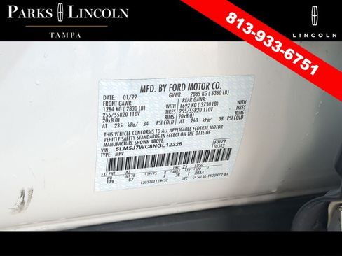 Used 2022 Lincoln Aviator Reserve w/ Elements Package Plus RWD image 37
