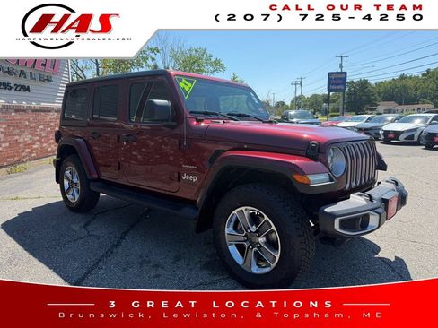 Used 2021 Jeep Wrangler Unlimited Sahara AWD/4WD image 8