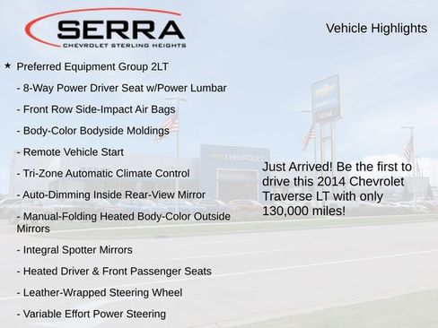Used 2014 Chevrolet Traverse LT AWD/4WD image 3