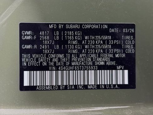 New 2026 Subaru Crosstrek 2.5i Sport AWD/4WD image 30