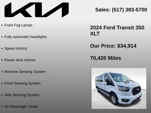 Used 2024 Ford Transit 350 XLT RWD image 5