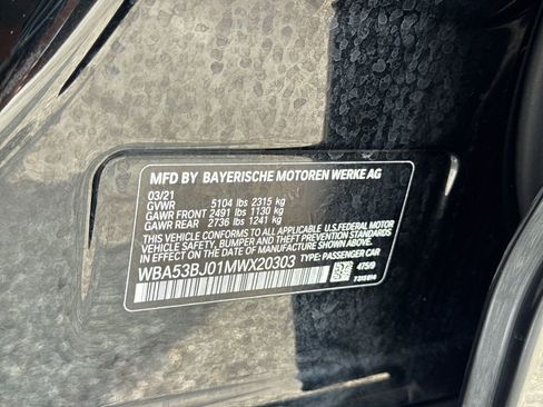 Used 2021 BMW 540i w/ Convenience Package RWD image 35