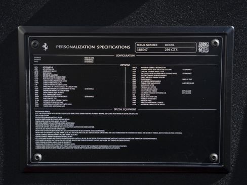 Certified 2025 Ferrari 296 GTS image 38