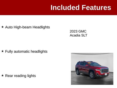 Used 2023 GMC Acadia SLT AWD/4WD image 4