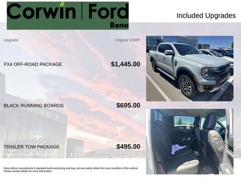 Used 2024 Ford Ranger Lariat w/ FX4 Off-Road Package AWD/4WD image 3