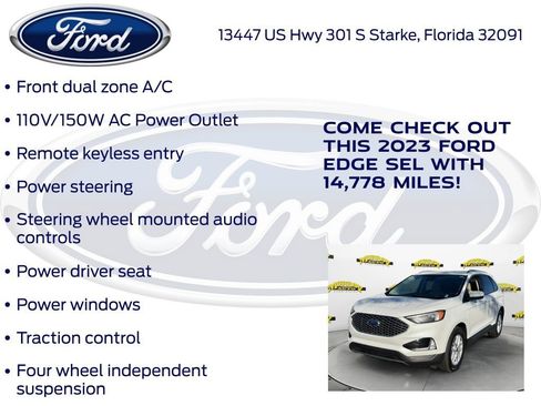 Certified 2023 Ford Edge SEL w/ Convenience Package image 27