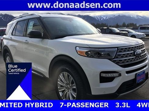 Certified 2021 Ford Explorer Limited w/ Hybrid Equipment Group 310A image 1