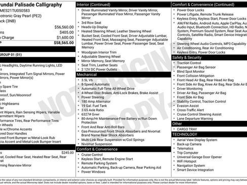 New 2026 Hyundai Palisade Calligraphy image 44