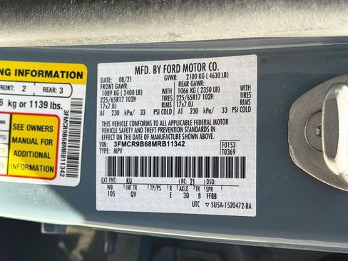 Used 2021 Ford Bronco Sport Big Bend w/ Big Bend Package (96B) image 31