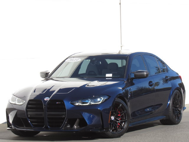 Used 2023 BMW M3 w/ M Carbon Exterior Package RWD image 1