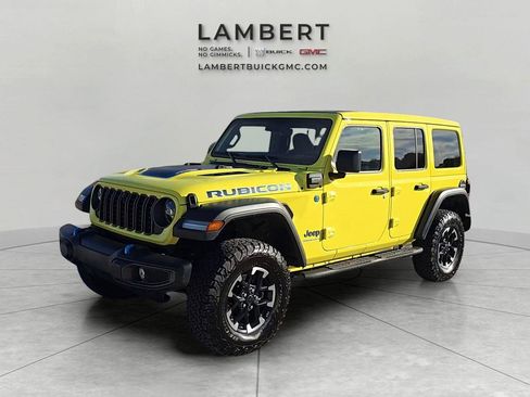 Used 2024 Jeep Wrangler Unlimited Rubicon 4xe w/ Technology Group AWD/4WD image 1