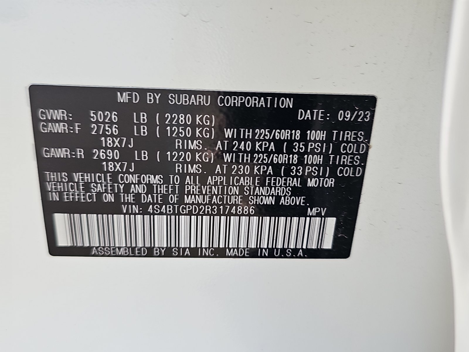 Used 2024 Subaru Outback Touring XT AWD/4WD image 16
