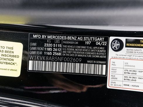 Used 2022 Mercedes-Benz SL 55 AMG 4MATIC image 41