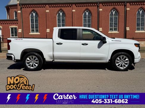 Used 2023 Chevrolet Silverado 1500 Custom w/ LPO, Dark Essentials Package AWD/4WD image 7