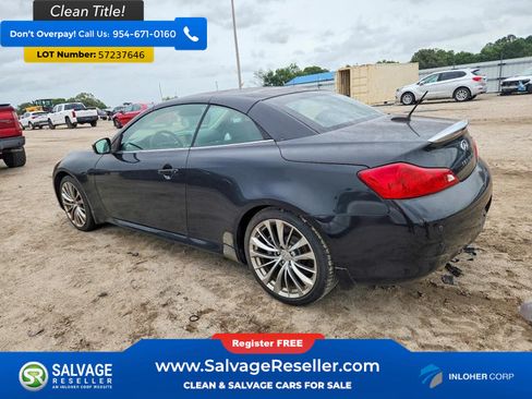Used 2012 INFINITI G37 Convertible w/ Premium Pkg RWD image 3