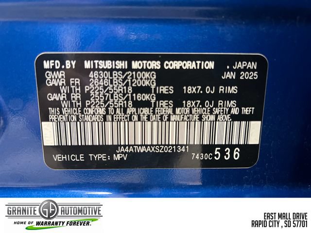 Used 2025 Mitsubishi Eclipse Cross SE AWD/4WD image 30