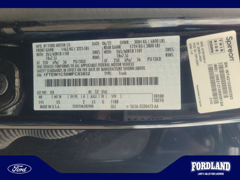 Used 2021 Ford F150 XLT w/ Equipment Group 302A High RWD image 25