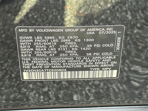 New 2026 Volkswagen Atlas Peak Edition image 36