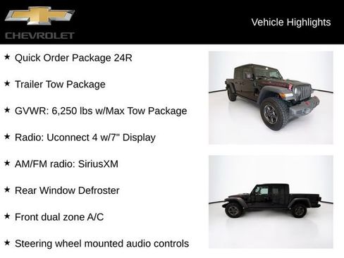 Used 2021 Jeep Gladiator Rubicon w/ Trailer Tow Package AWD/4WD image 5