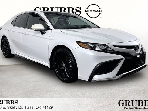 Used 2021 Toyota Camry XSE FWD image 1