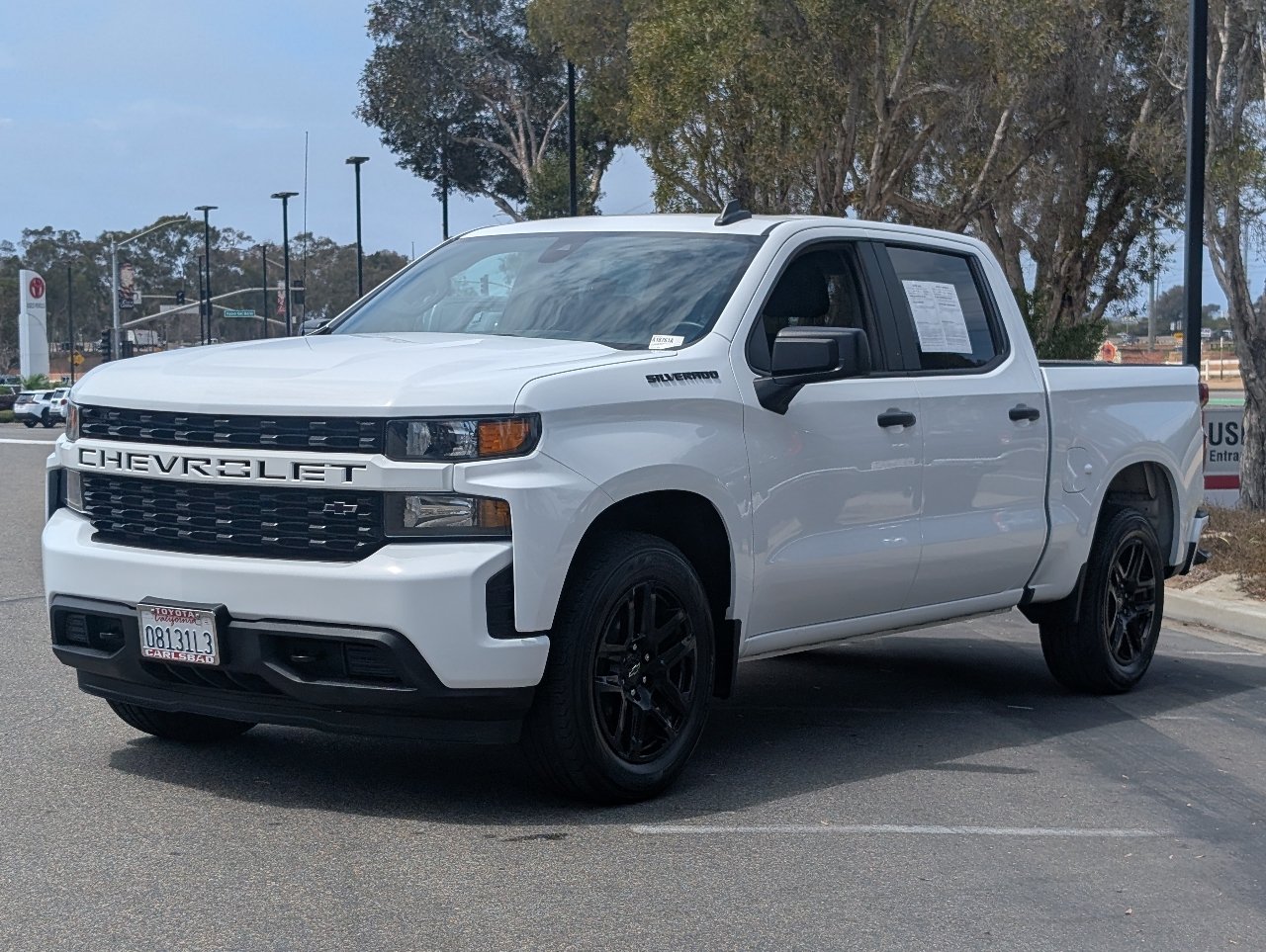 Used 2022 Chevrolet Silverado 1500 Custom w/ LPO, Blackout Package RWD image 11