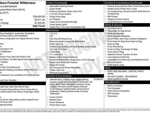 Certified 2024 Subaru Forester Wilderness image 39