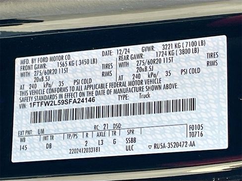 Used 2025 Ford F150 STX w/ Equipment Group 200A image 31