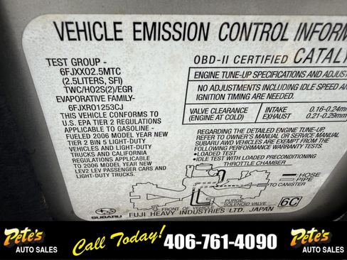 Used 2006 Subaru Outback 2.5i AWD/4WD image 24