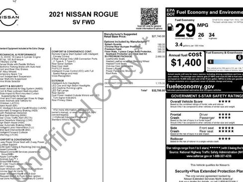 Used 2021 Nissan Rogue SV w/ Premium Package image 11