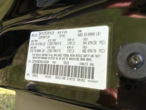 Used 2004 Dodge Ram 2500 Truck SLT w/ Trailer Tow Group image 50